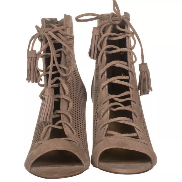 Marc Fisher Lace up Sandal Bootie Shaini - Picture 5 of 6